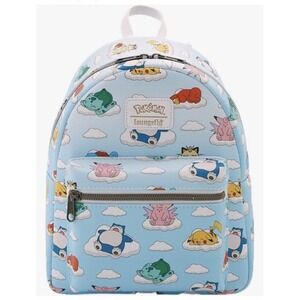 Loungefly Pokémon Mini Backpack - Sleeping Pikachu & Friends New with Tags